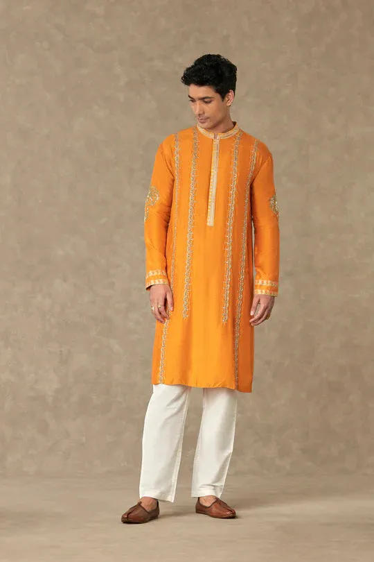 Rust Kalpataru Kurta With Pants