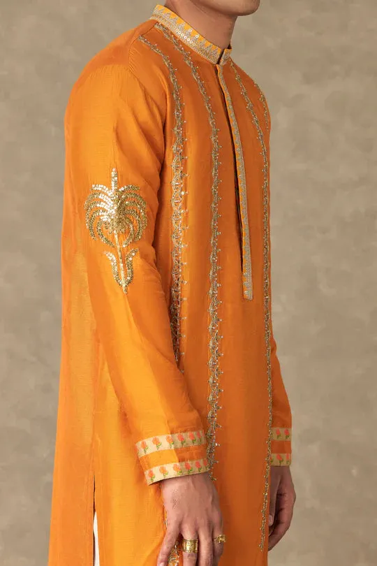 Rust Kalpataru Kurta With Pants