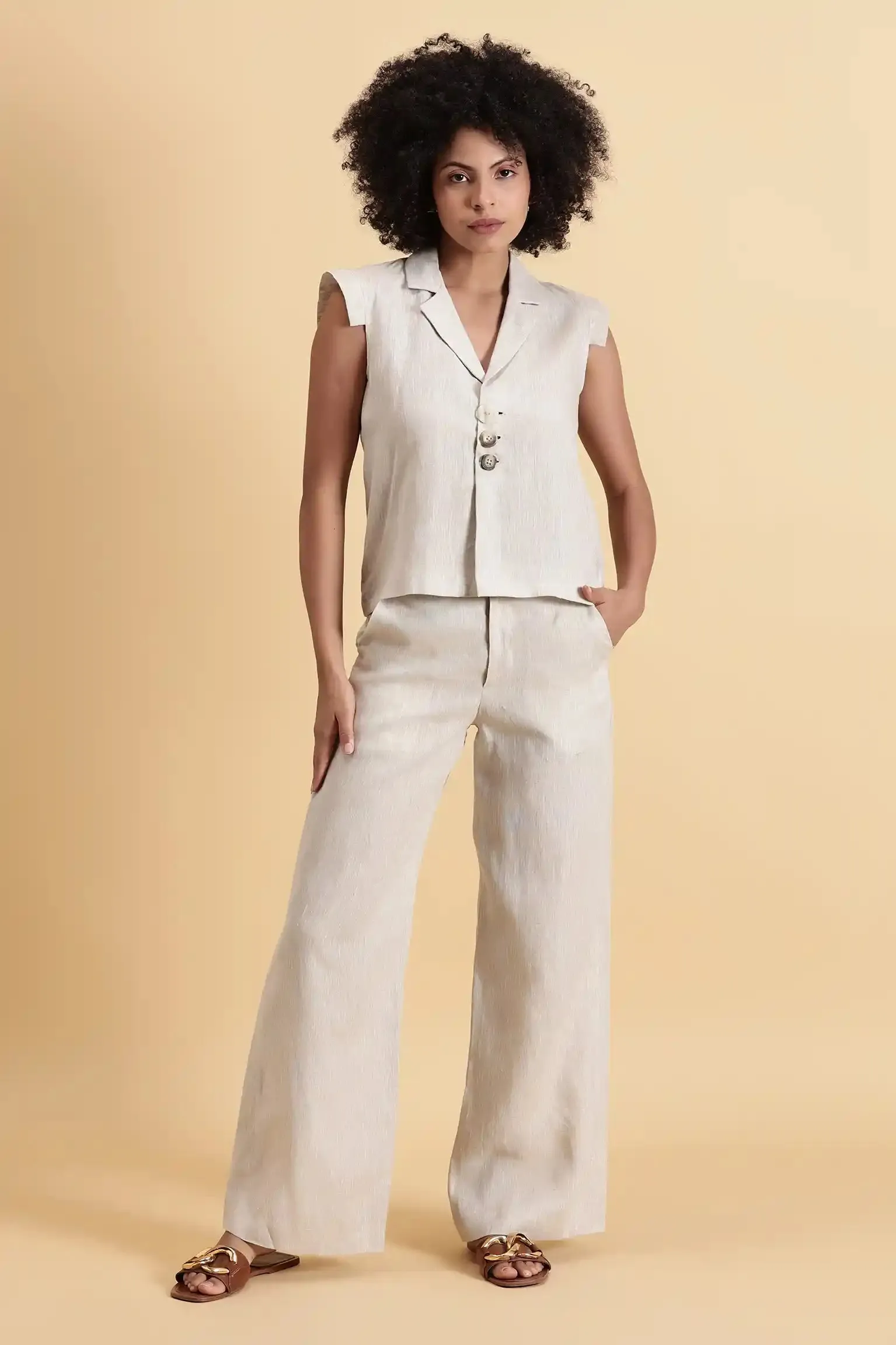 Sand Relaxed Pants