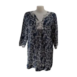 Sara Black Short Sleeve Top Size 20