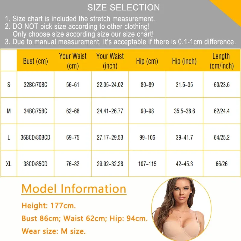 Sculpt Your Silhouette: Full-Length Nude Shapewear Slip Dress for Women