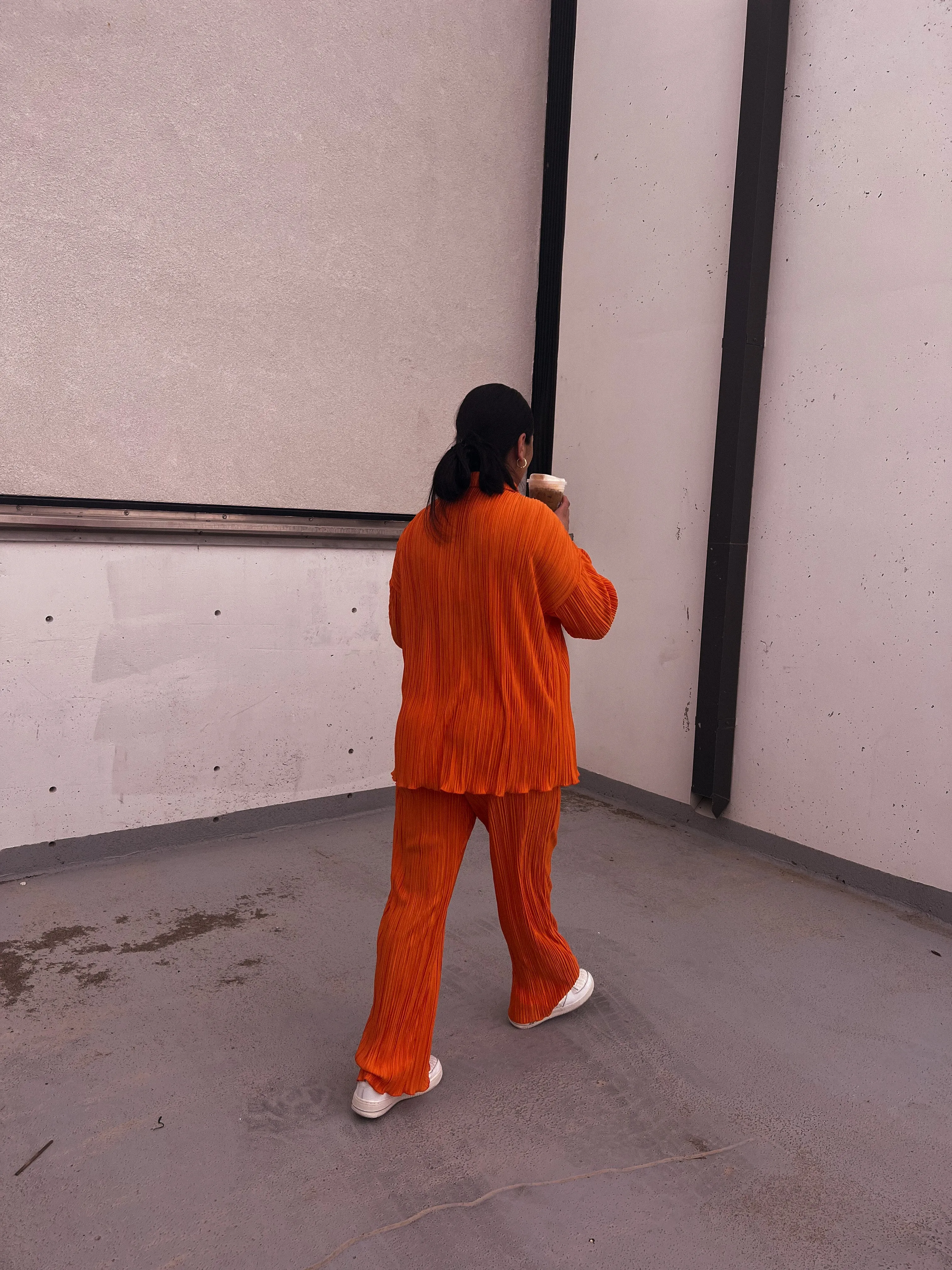 self made pleaded pants
