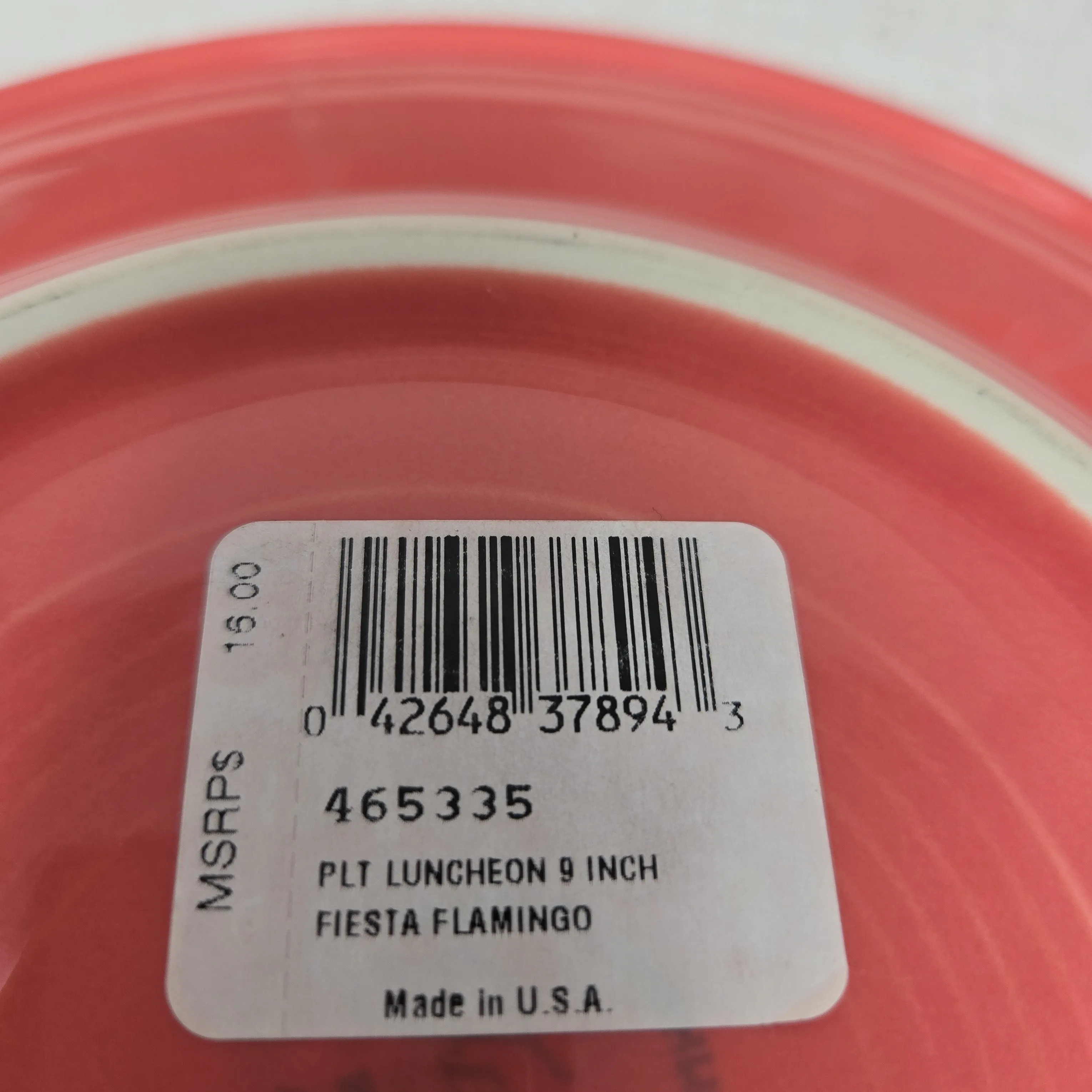 Set Of 3 Fiesta Flamingo 9 Inch Luncheon Plates AP18