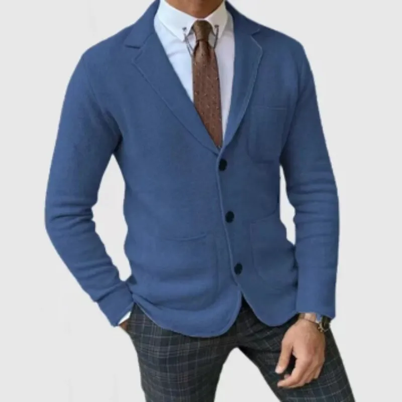Sleek Men’s Slim Cut Blazer Waistcoat