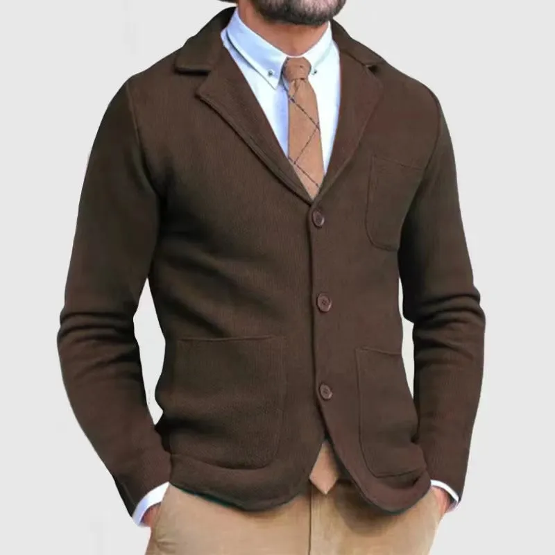 Sleek Men’s Slim Cut Blazer Waistcoat