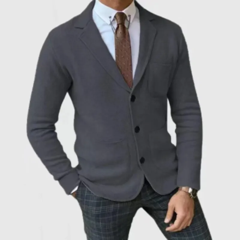 Sleek Men’s Slim Cut Blazer Waistcoat