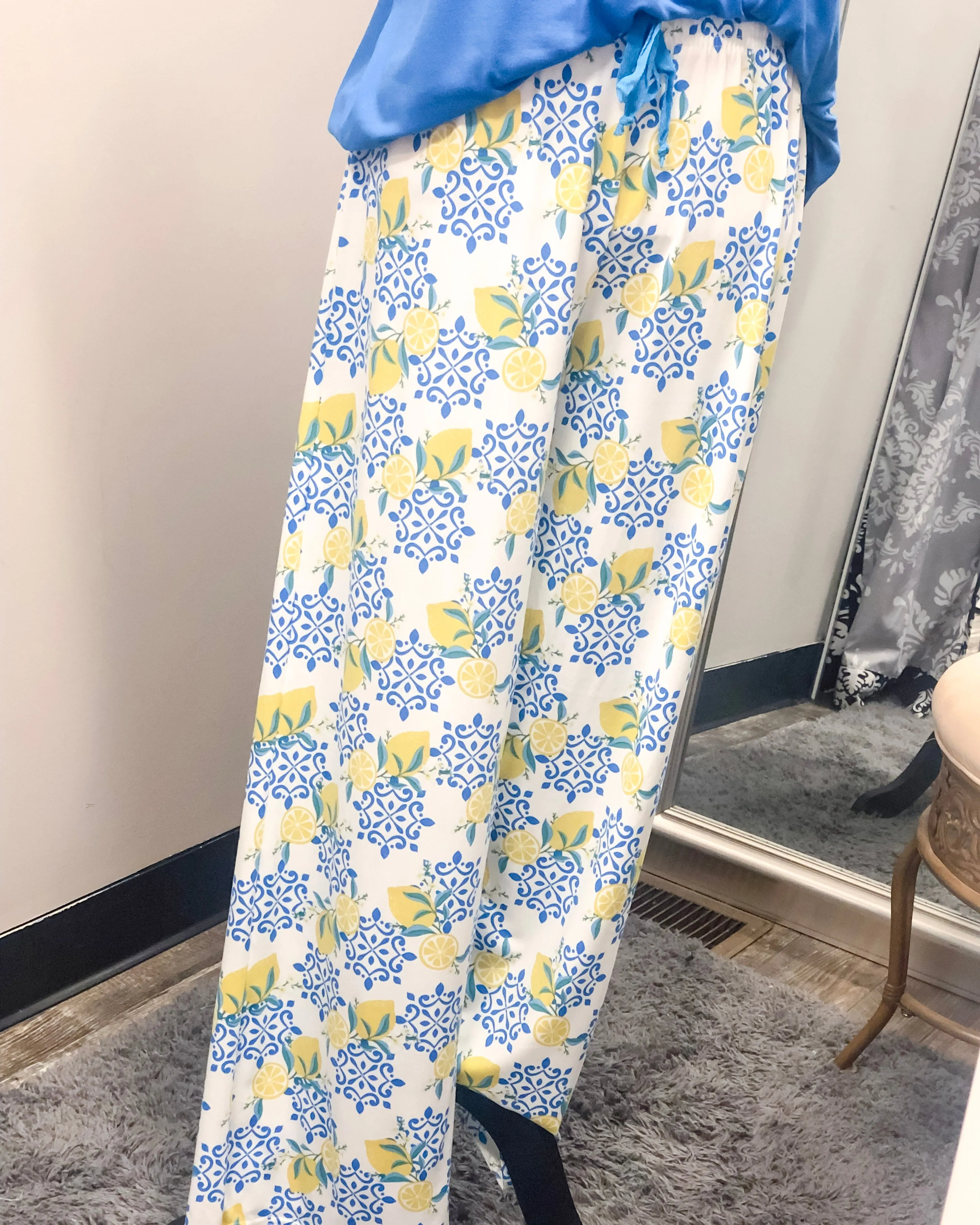 Sleepless in Santorini - Pajama Pants