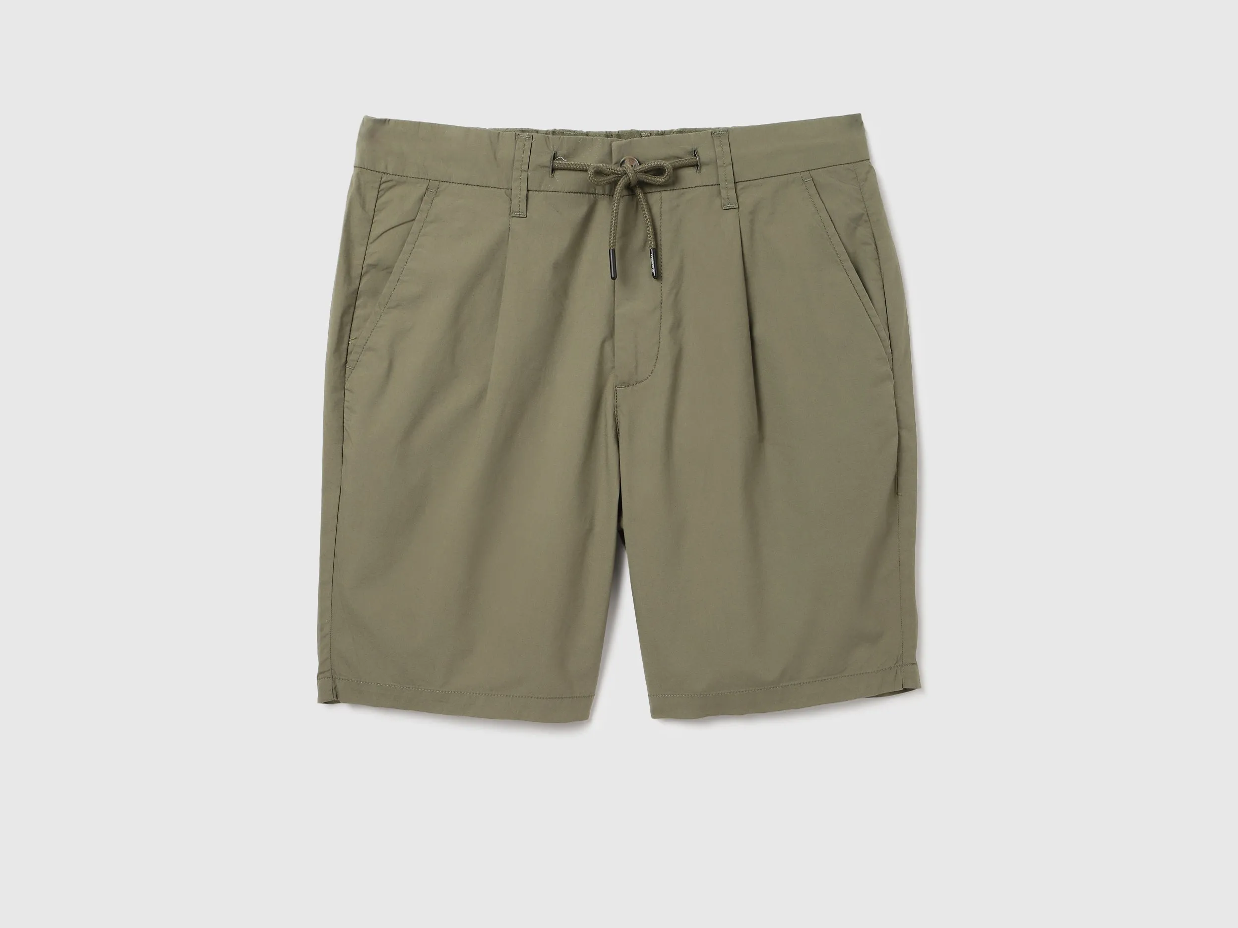 Solid Relaxed Fit Shorts