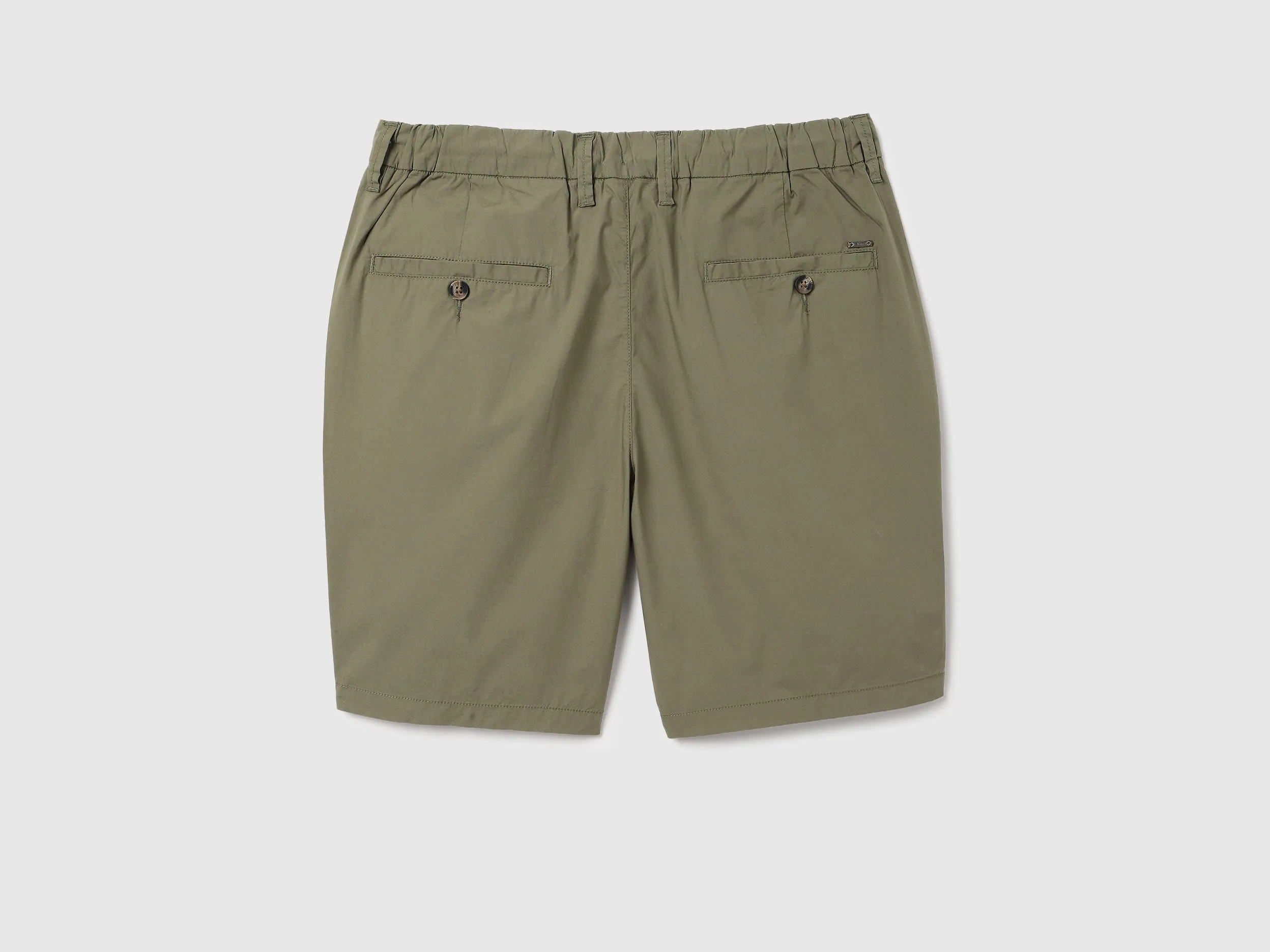Solid Relaxed Fit Shorts