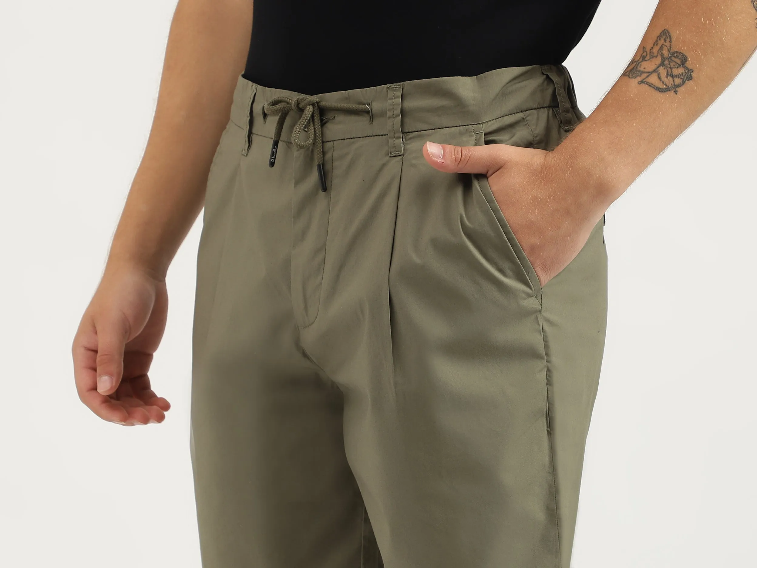 Solid Relaxed Fit Shorts