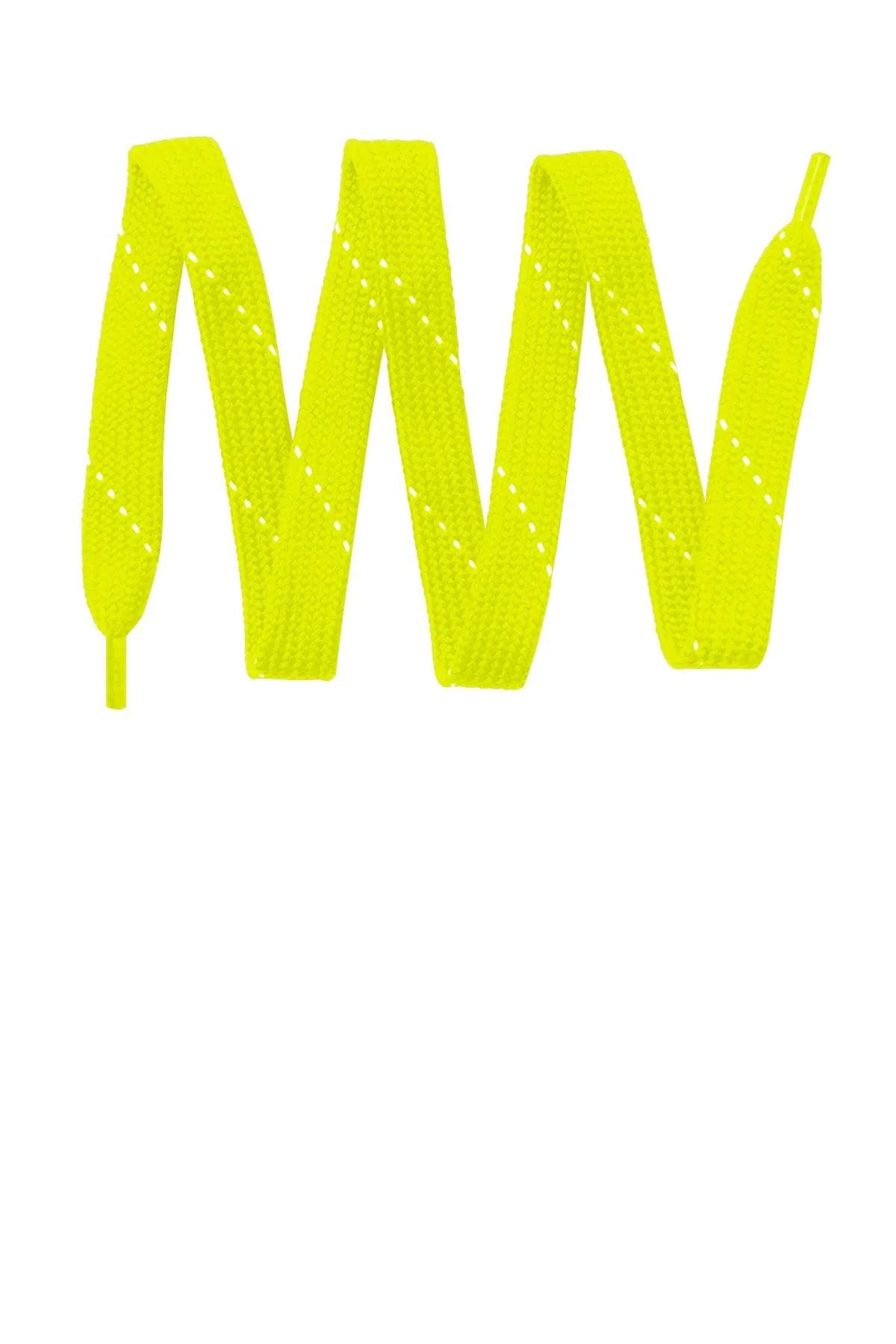 Sport-Tek Laces. LACE Neon Yellow/ White