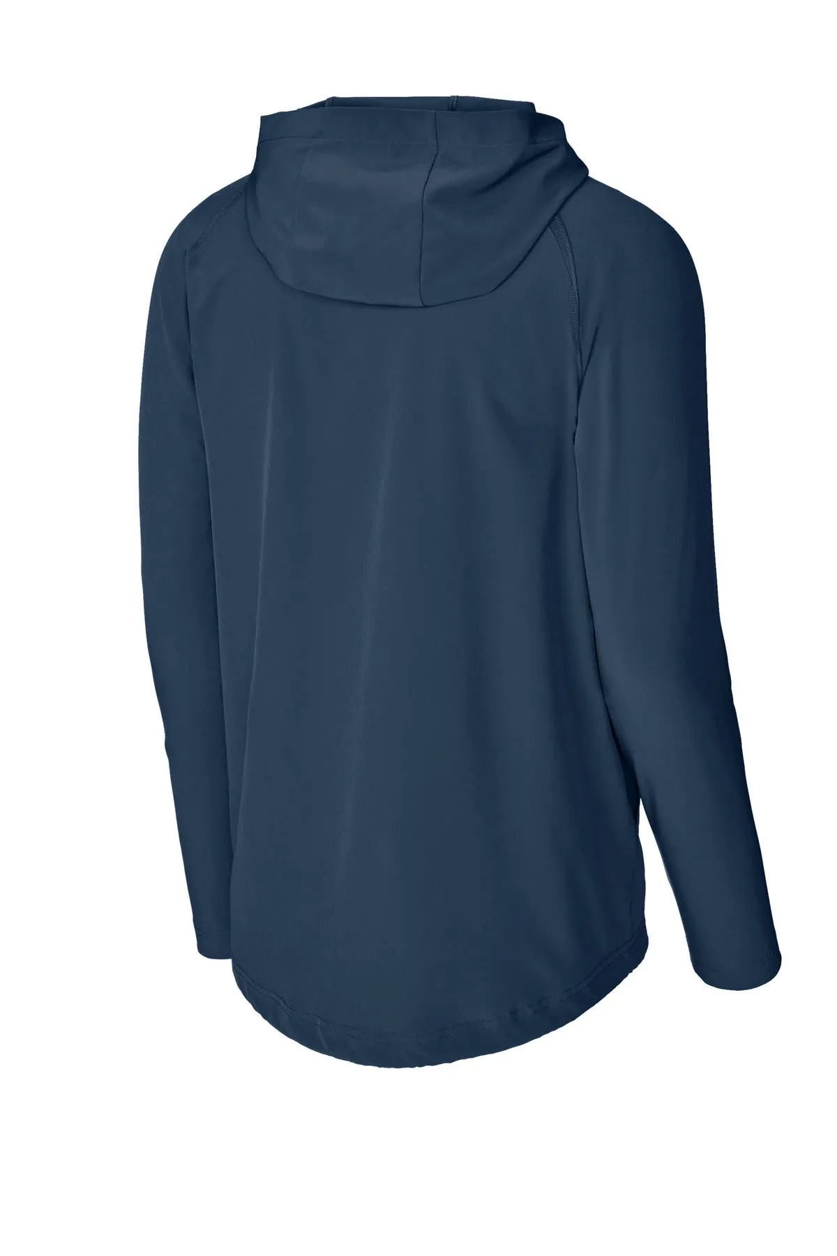 Sport-Tek Repeat 1/2-Zip Long Sleeve Hooded Jacket JST488 True Navy