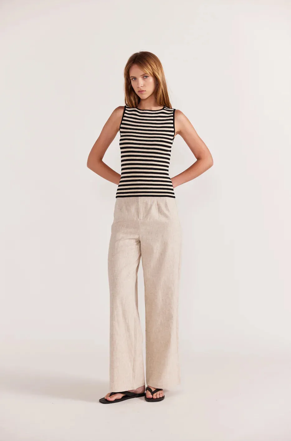Staple the Label | Mia Stripe Knit Tank