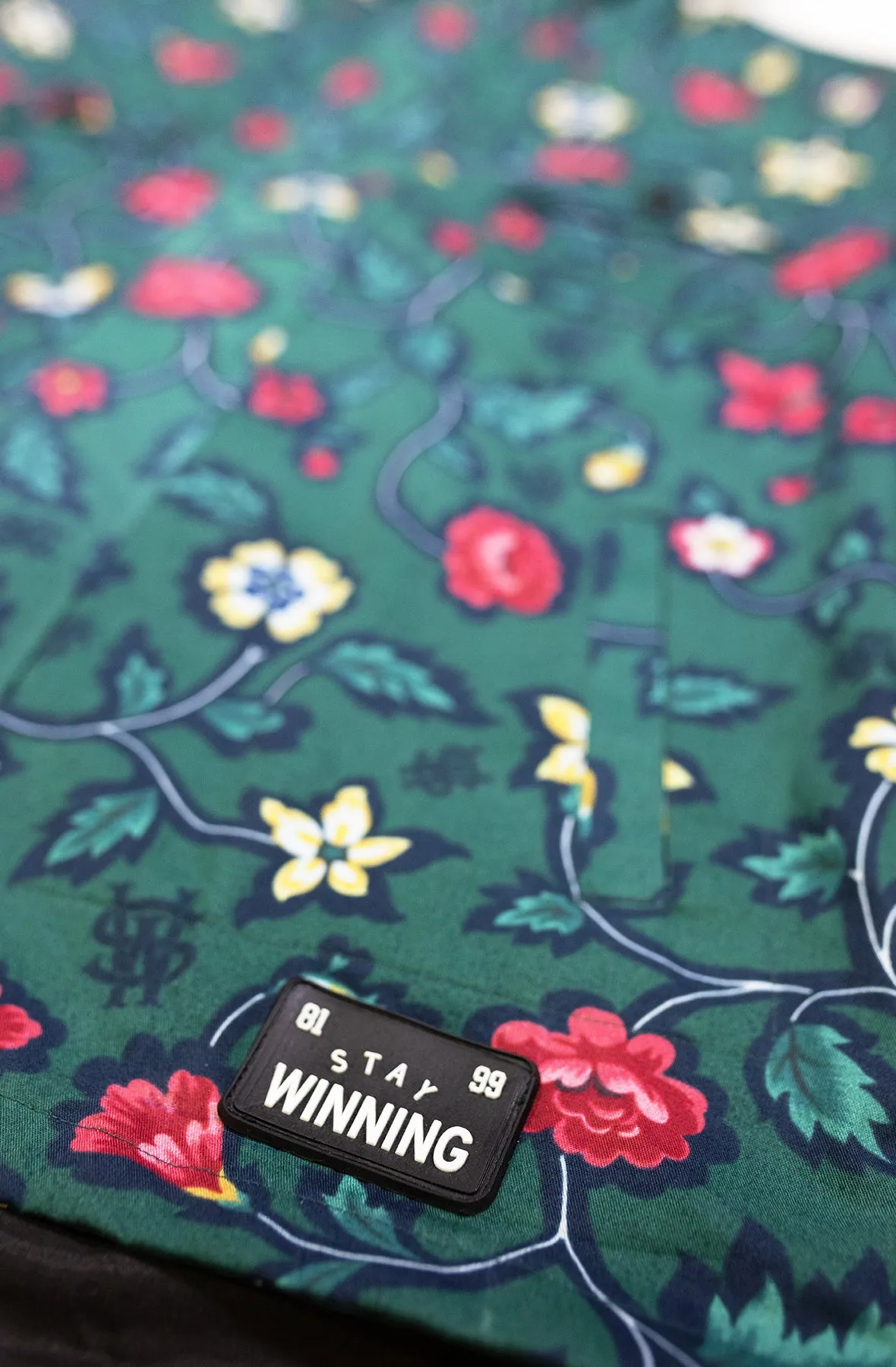 Stay Winning Green Floral Jacket Hoodie