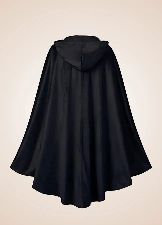 Steampunk Women's Renaissance Hooded Cape