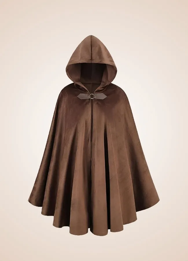 Steampunk Women's Renaissance Hooded Cape
