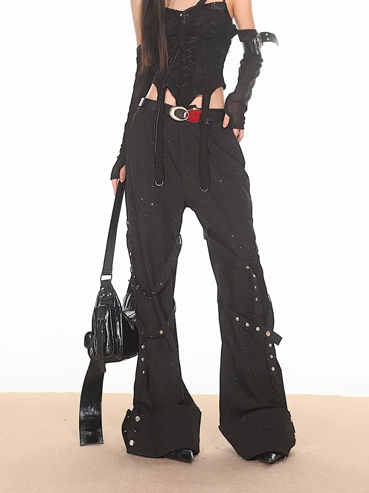 Strappy Bondage Relaxed Fit Pants