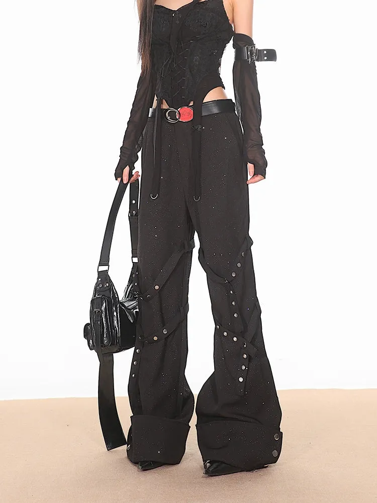 Strappy Bondage Relaxed Fit Pants