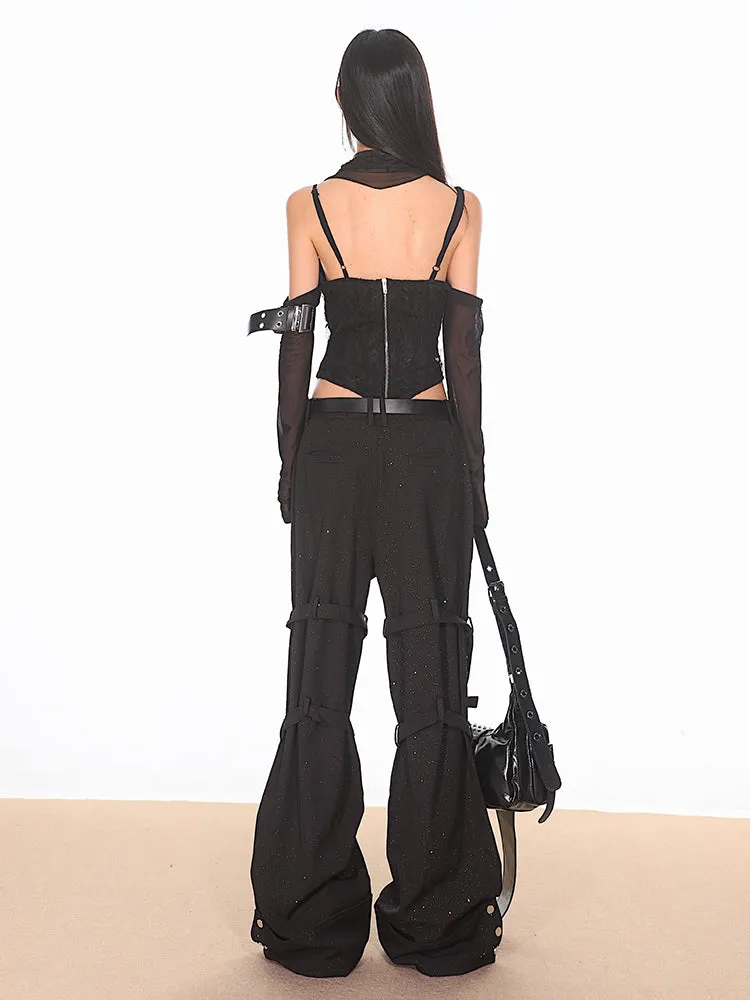Strappy Bondage Relaxed Fit Pants