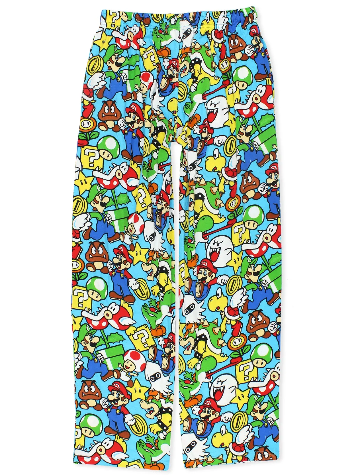 Super Mario Brothers Button Fly Pajama Pants