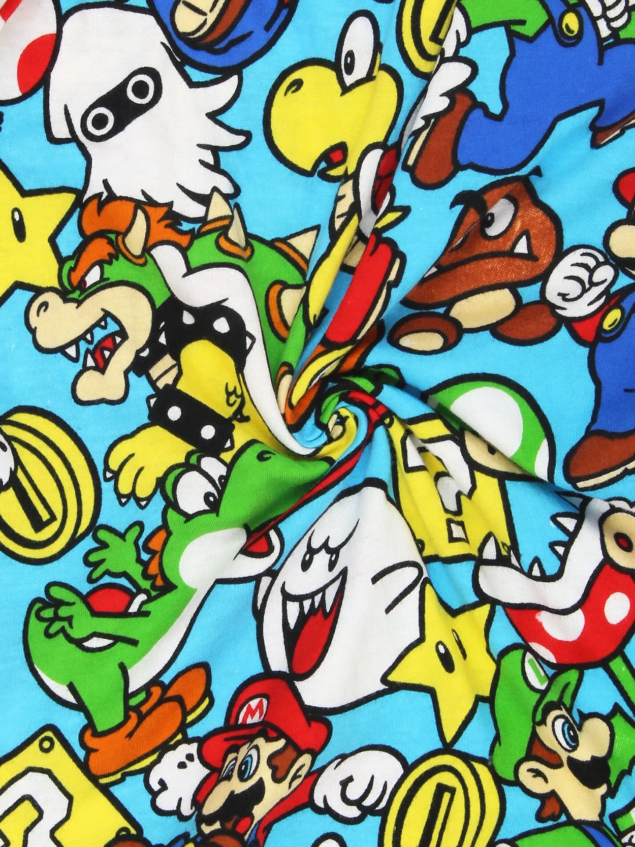 Super Mario Brothers Button Fly Pajama Pants