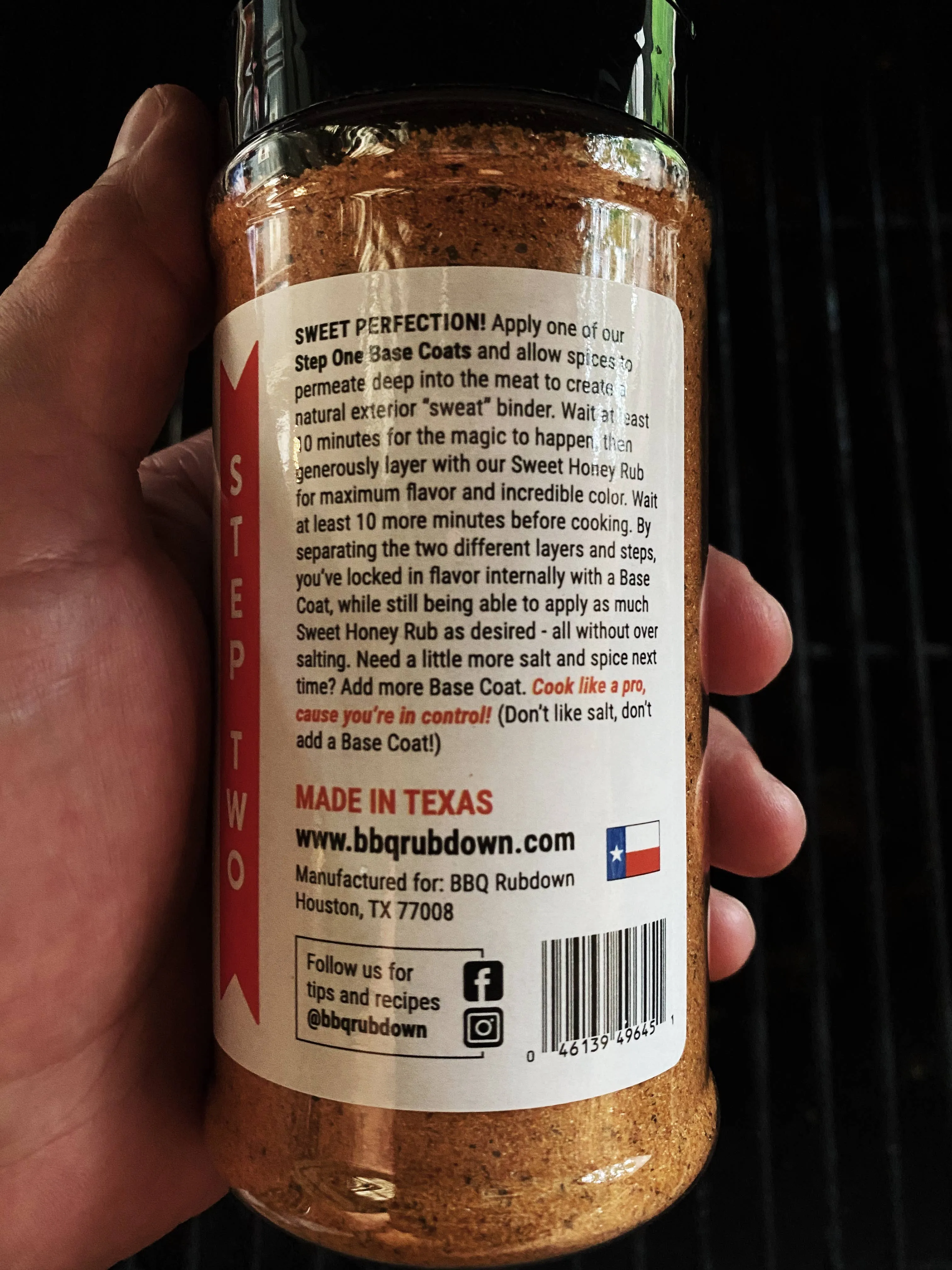 Sweet Honey Rub - Step Two