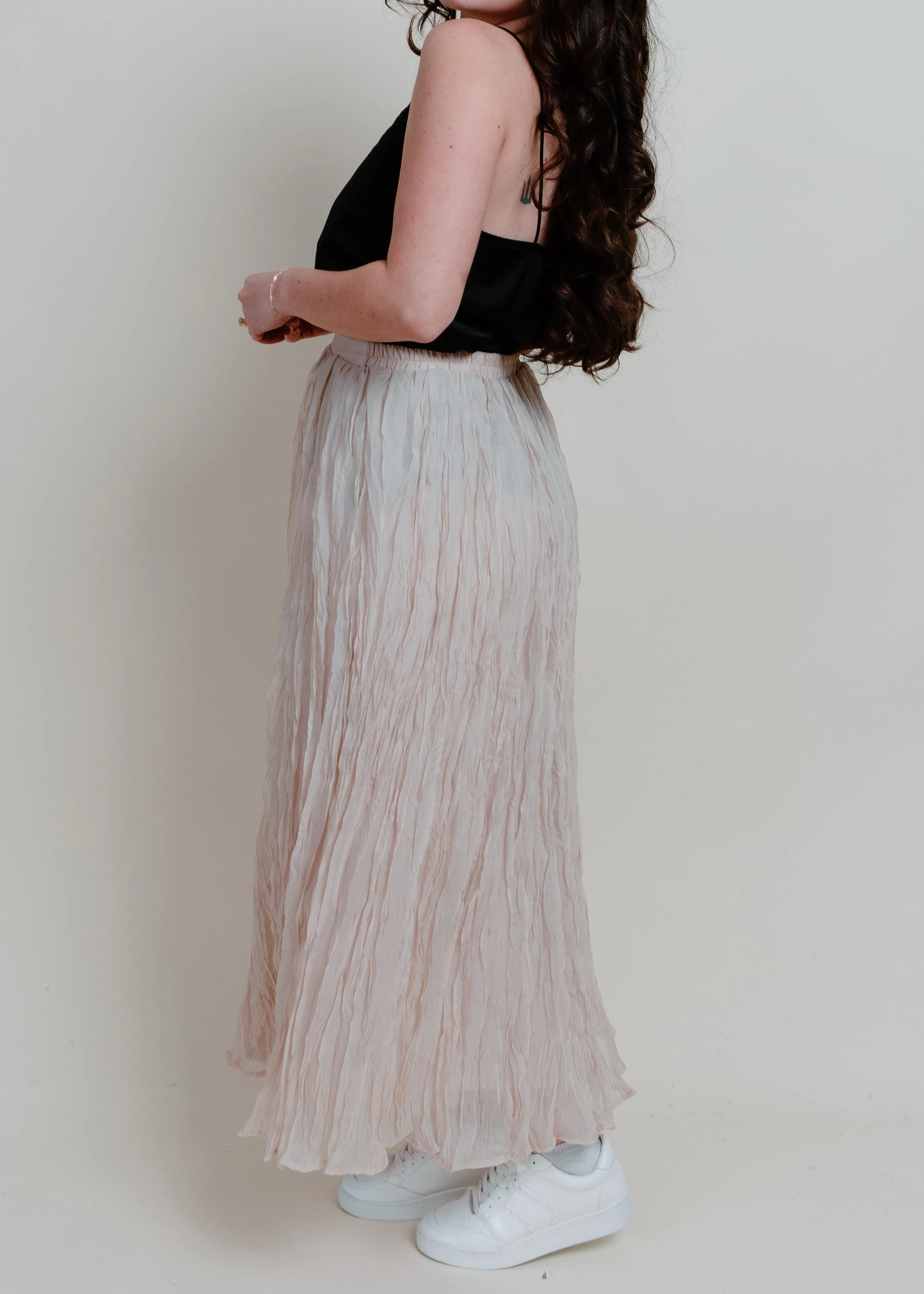 Sweet On You Maxi Skirt - Tan