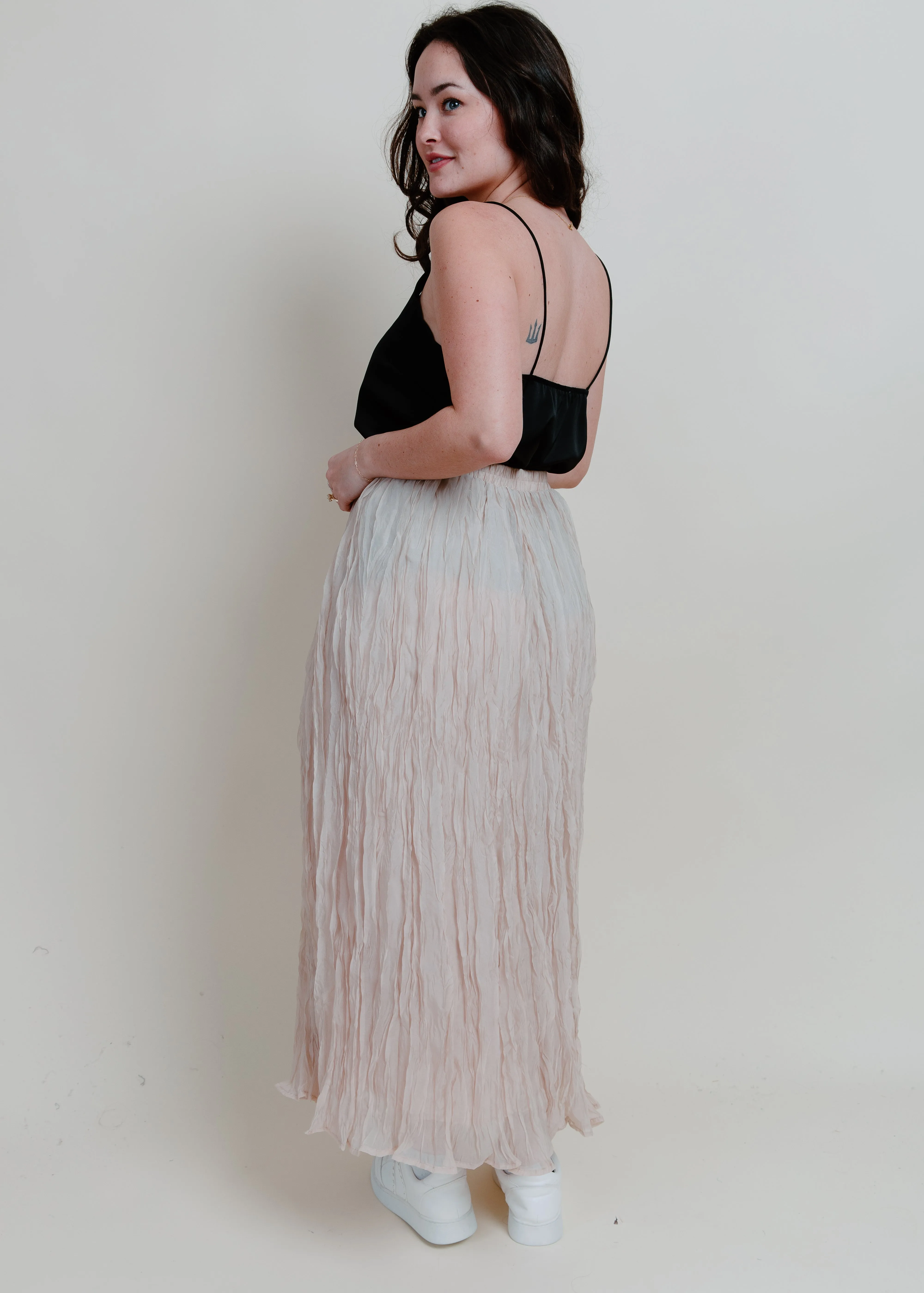 Sweet On You Maxi Skirt - Tan