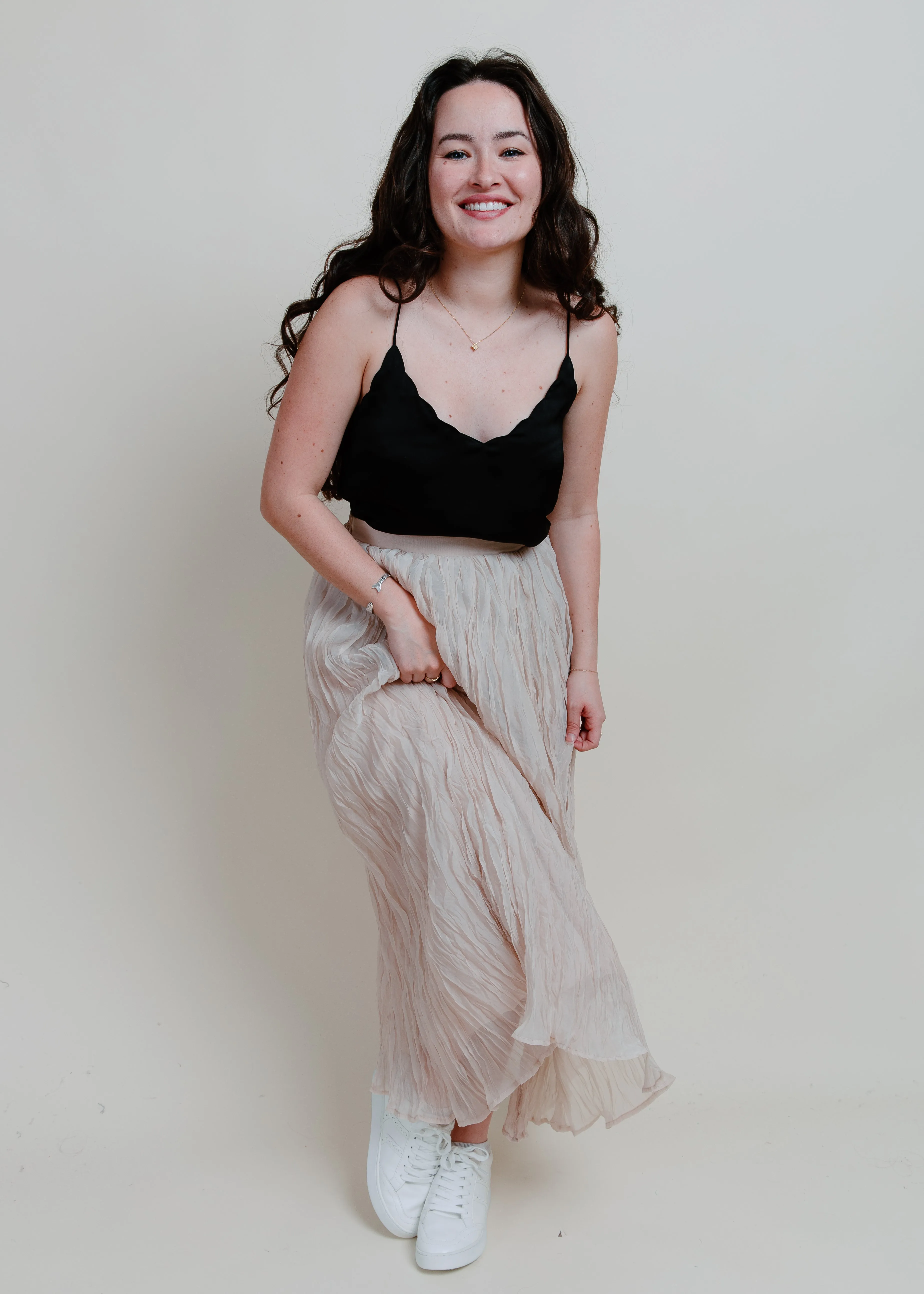 Sweet On You Maxi Skirt - Tan