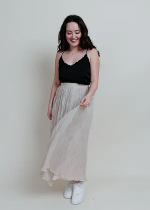 Sweet On You Maxi Skirt - Tan