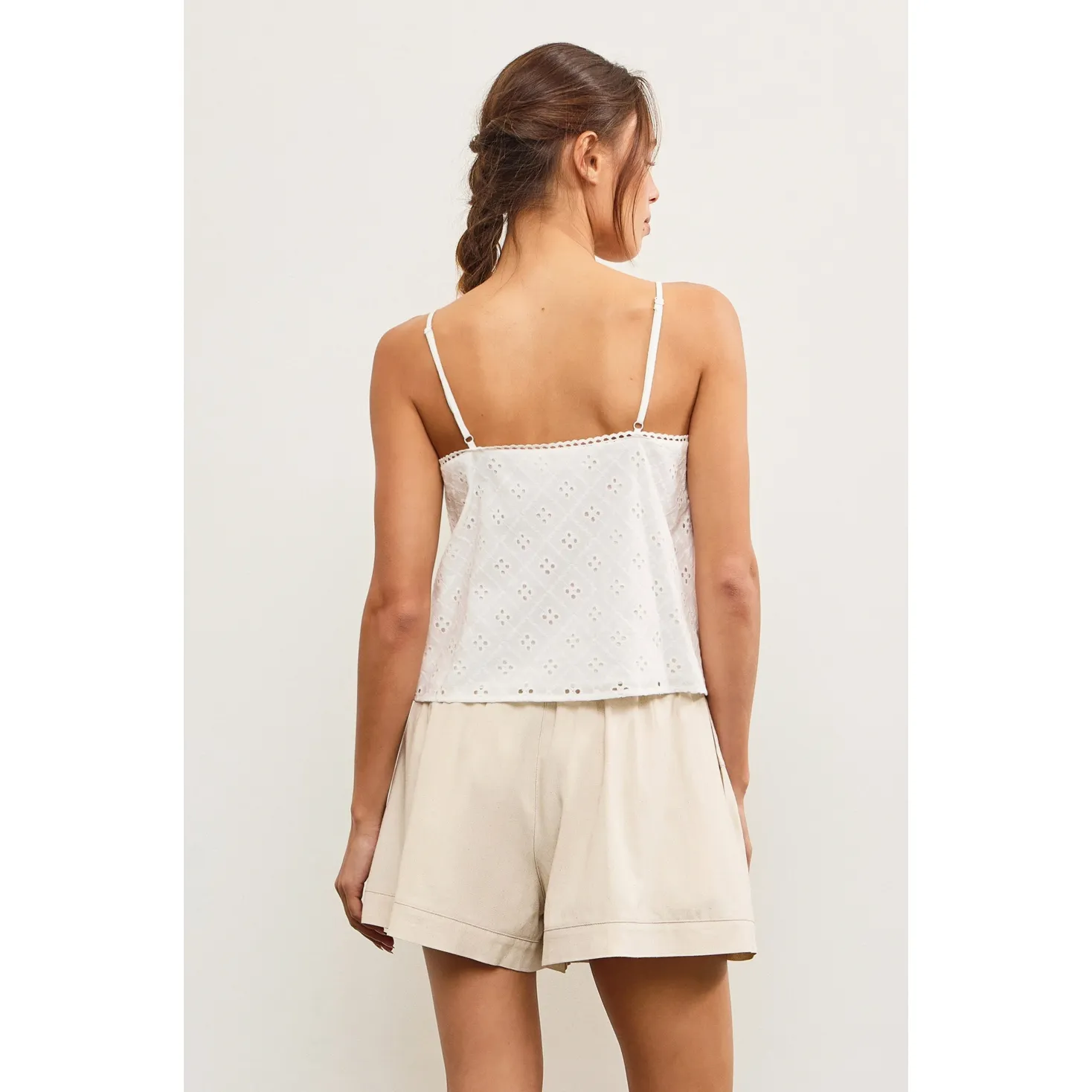 Sweet Simplicity Eyelet Cami