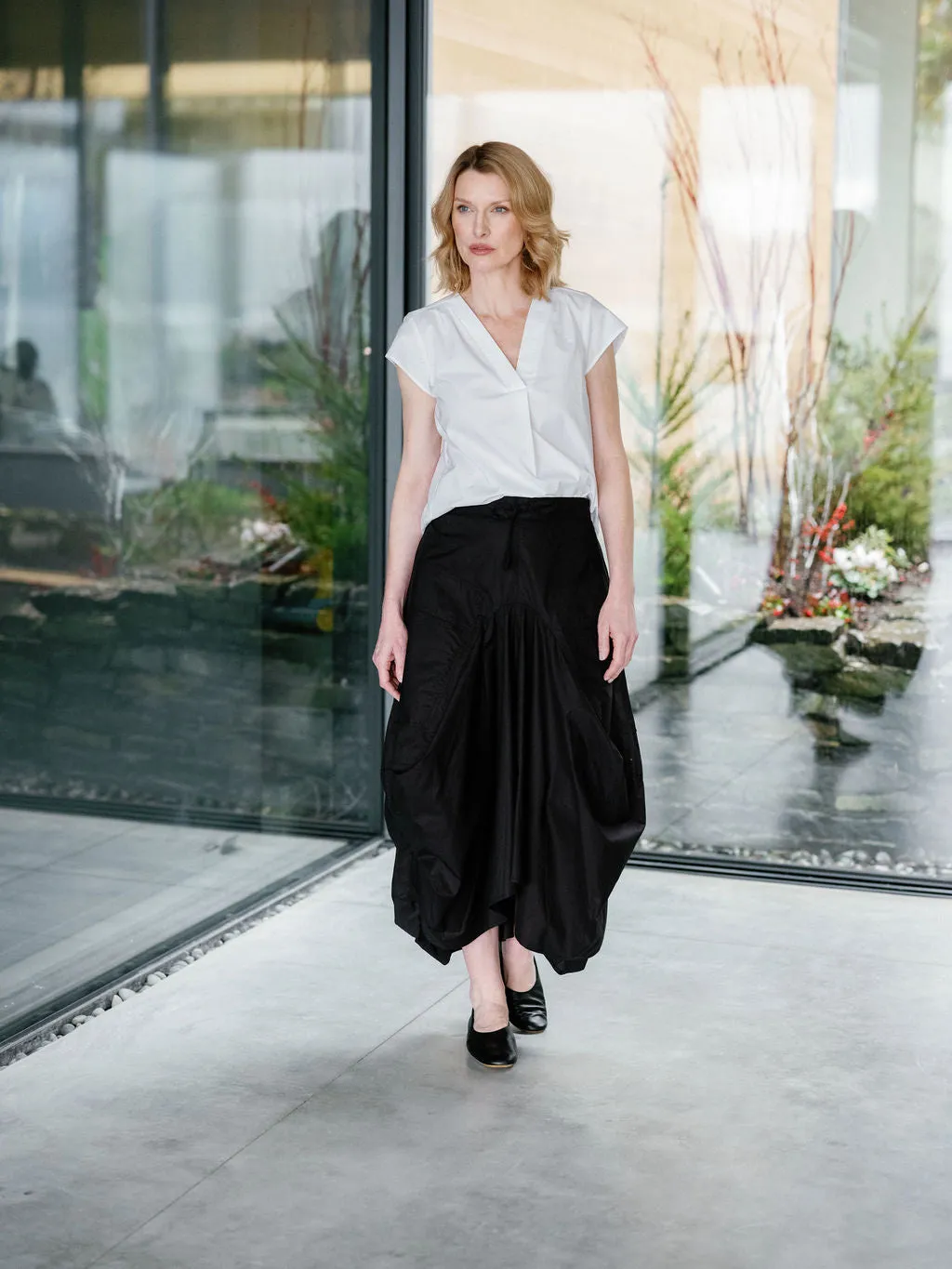 The Wavy Ocean Skirt in Organic Cotton