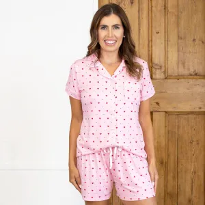 Tickled Pink Sleep Shorts   Pink/Cherry/White   -Asst.