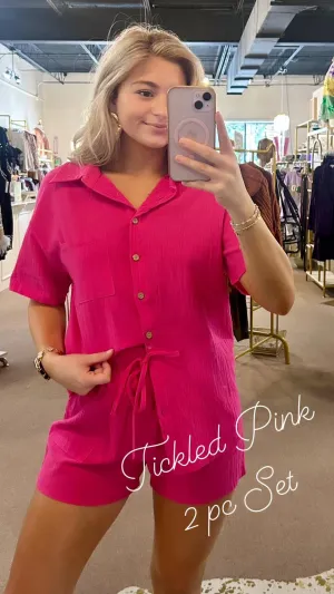 Tickled Pink two-piece