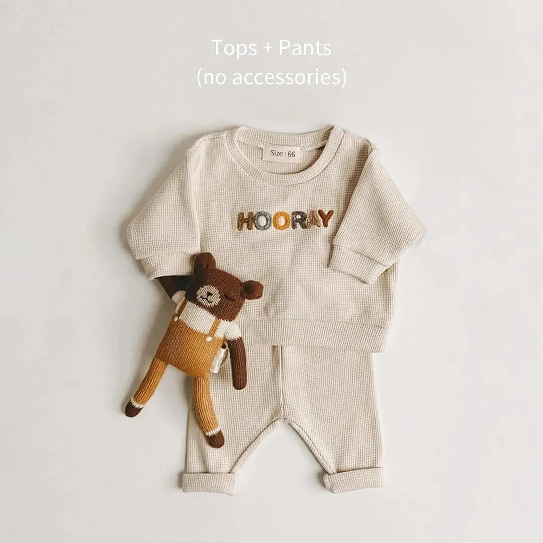 Toddler's Casual Tops   Loose Trousers Set