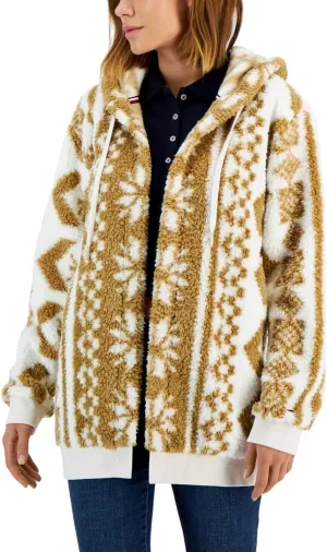 Tommy Hilfiger Women's Hooded Sherpa Jacket 1676aee8202536