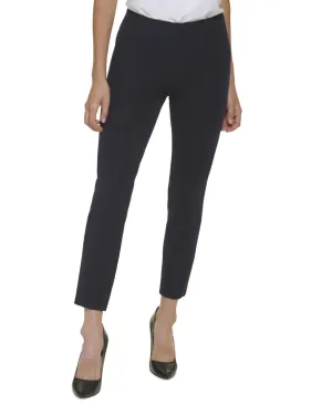 Tommy Hilfiger Women's Mid-Rise Side-Zip Flex Fit Pants H28PA268
