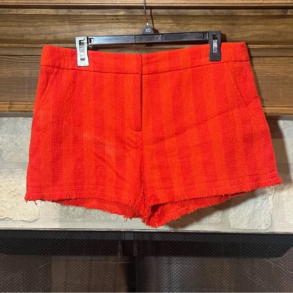 Trina Turk Corbin Fringe Tweed Shorts