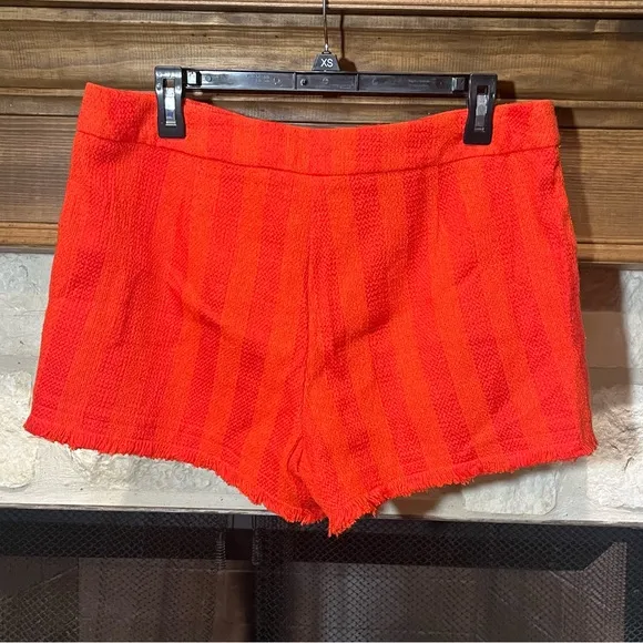 Trina Turk Corbin Fringe Tweed Shorts