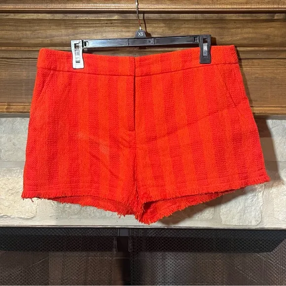 Trina Turk Corbin Fringe Tweed Shorts