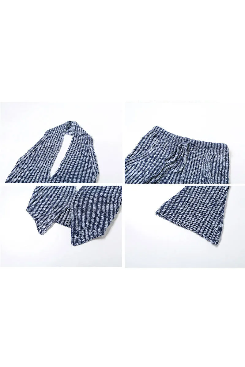 UH706 Knitted Top and Pants Set