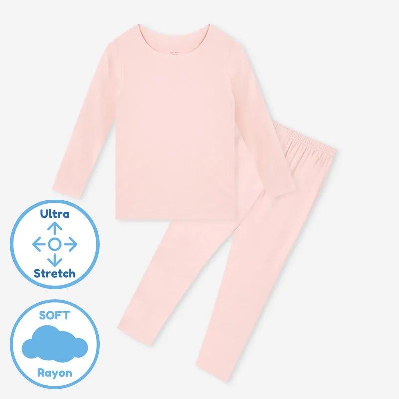 Ultra Soft Seamless Pink Sleep Set (Slim-Fit) 2211U01