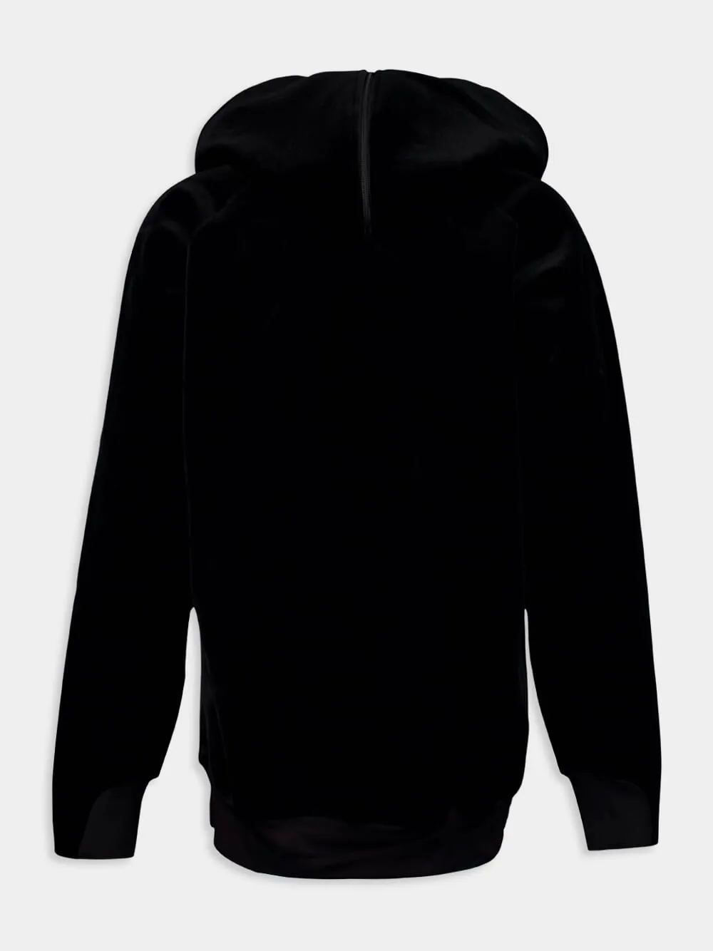 Velvet Hooded Jacket