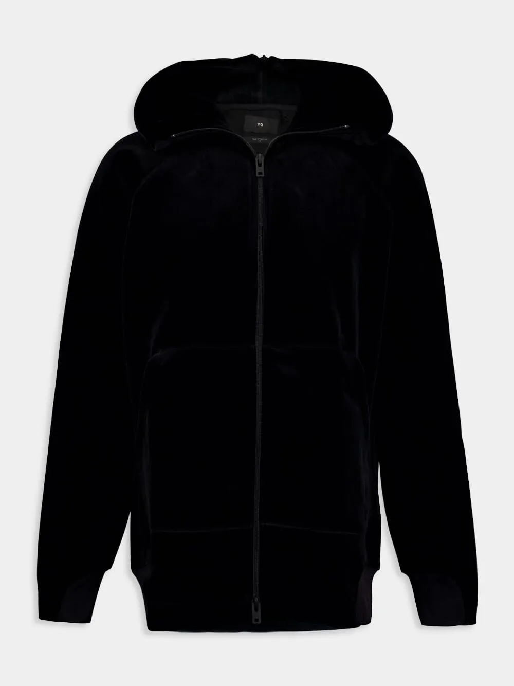 Velvet Hooded Jacket
