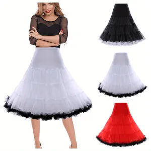 Vintage 50s Style Flared Petticoat – Flowy & Elegant Underskirt