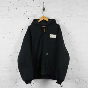 Vintage Carhartt Hooded Jacket - Black - 3XL