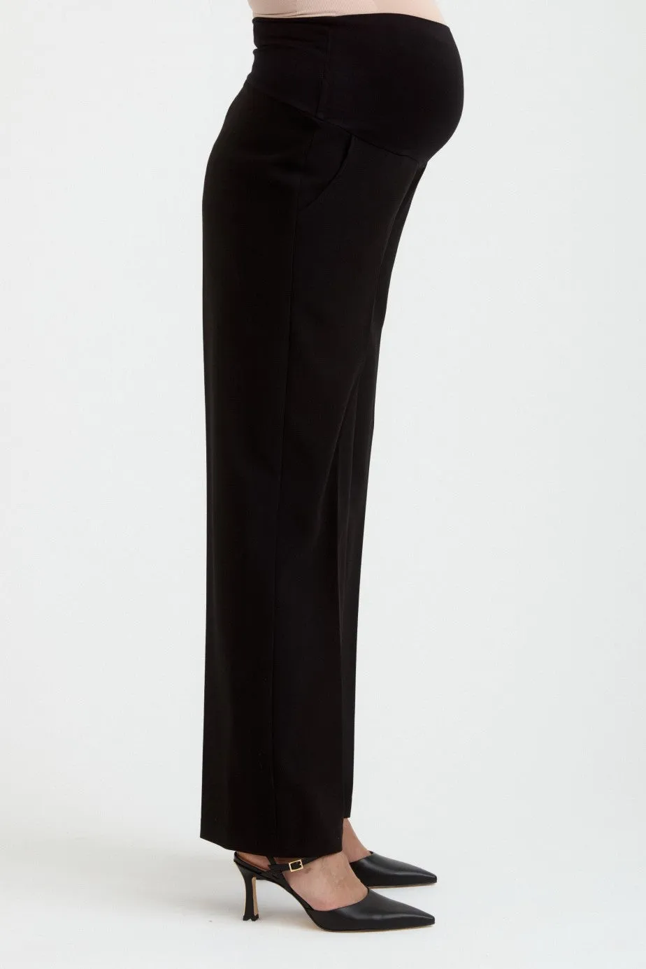 Waffle Wide-Leg Trouser