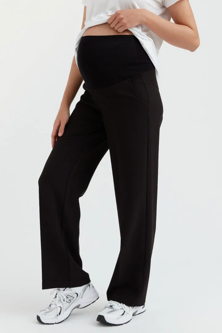 Waffle Wide-Leg Trouser