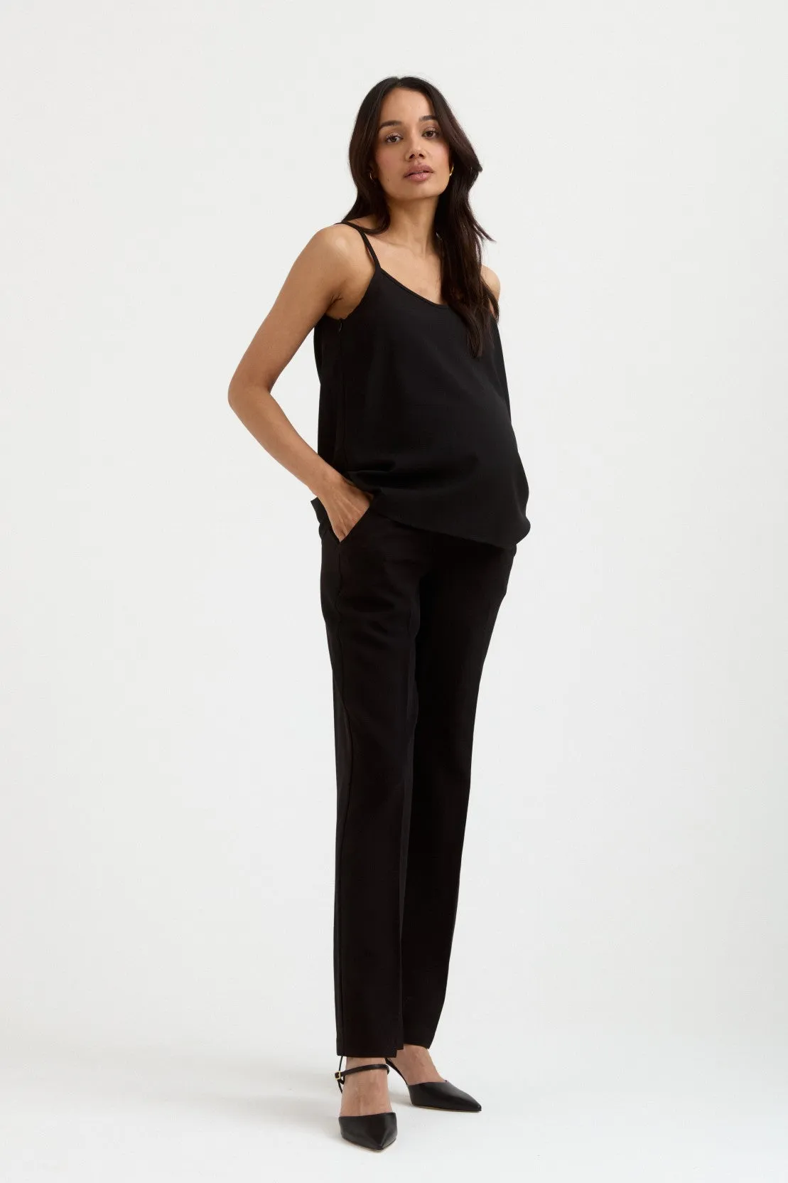 Waffle Wide-Leg Trouser