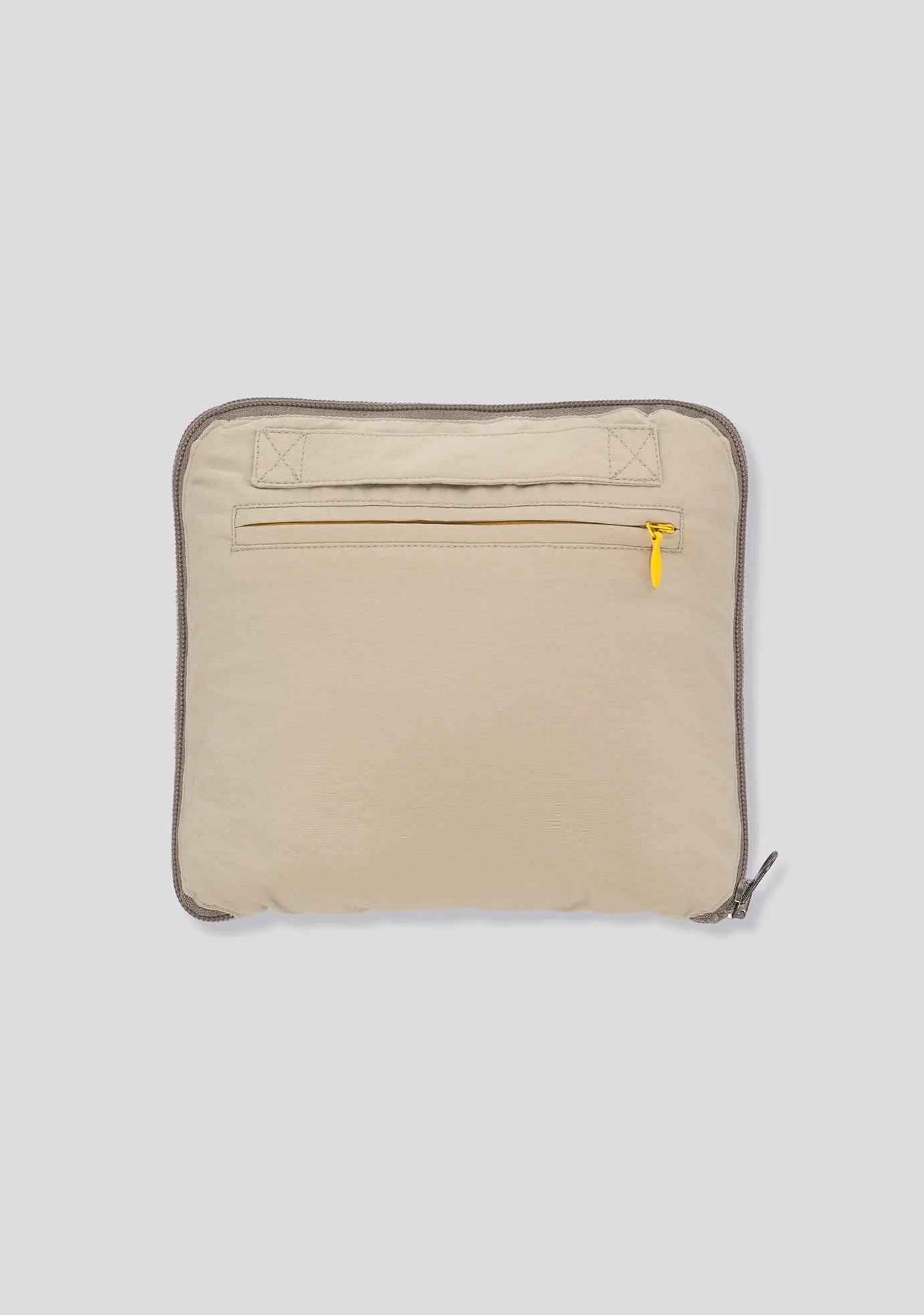 Waterproof beige Vest with hood